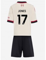 Liverpool Curtis Jones #17 Vieraspaita Lasten 2025-26 Lyhythihainen (+ shortsit)